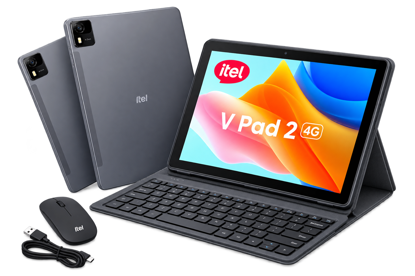Tablet itel V Pad 2 4G + Teclado