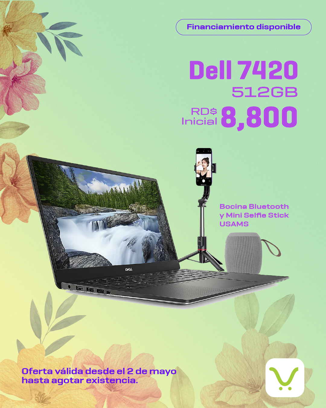 Financiamiento- Dell Latitude 7420 i5 11va Generación