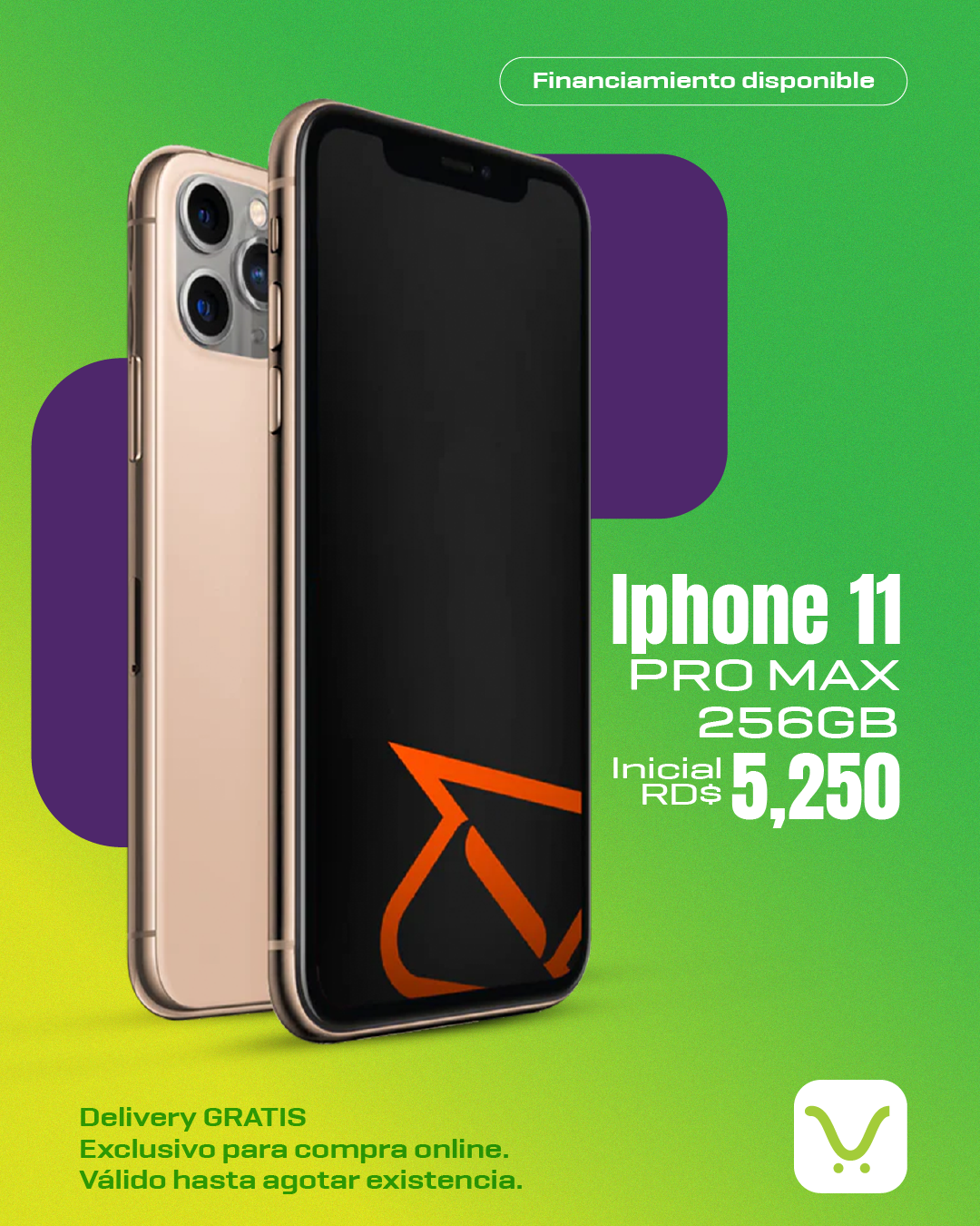 Financiamiento- Apple IPhone 11Pro Max
