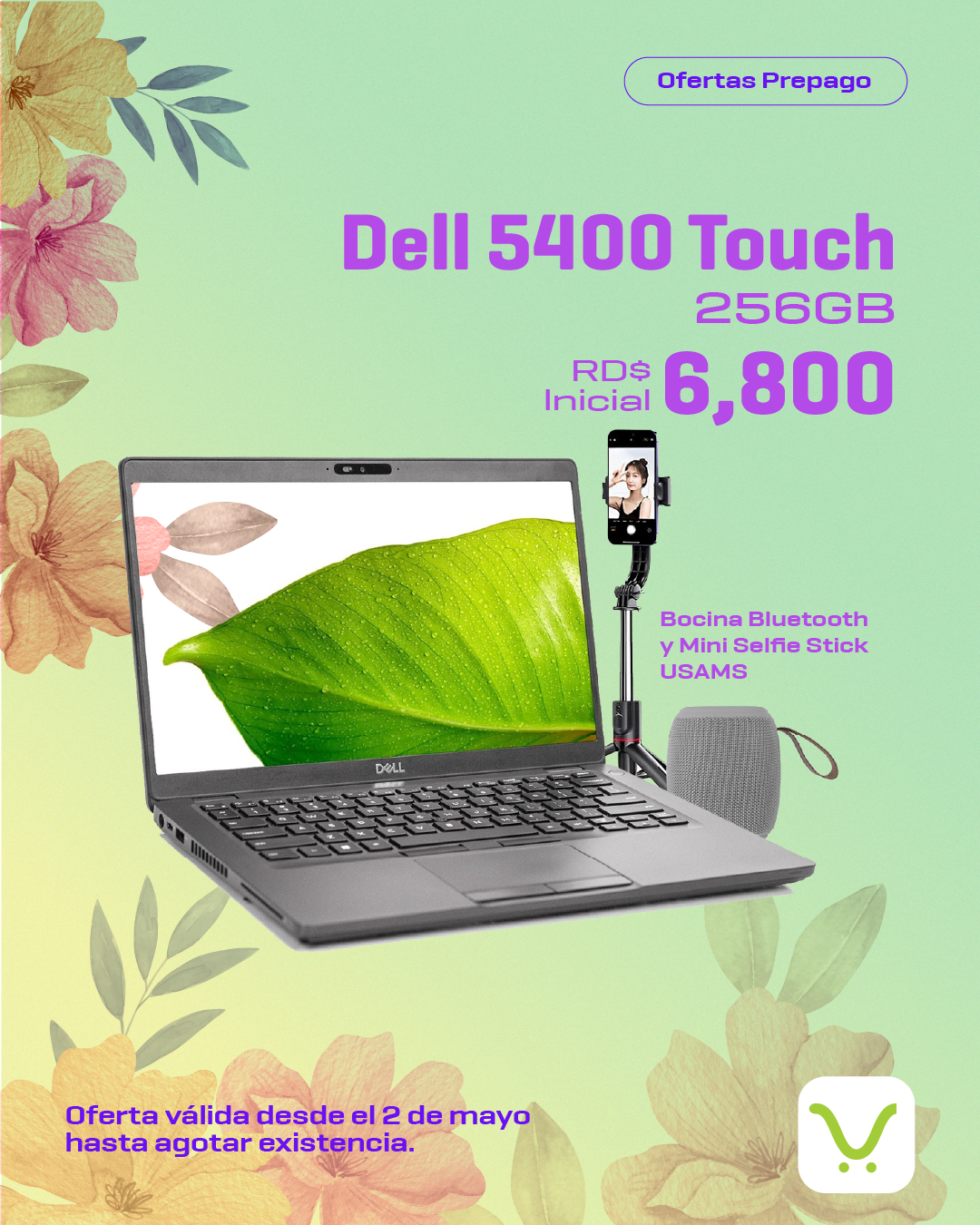 Financiamiento- Dell Latitude 5400 i5 8th Gen Touch