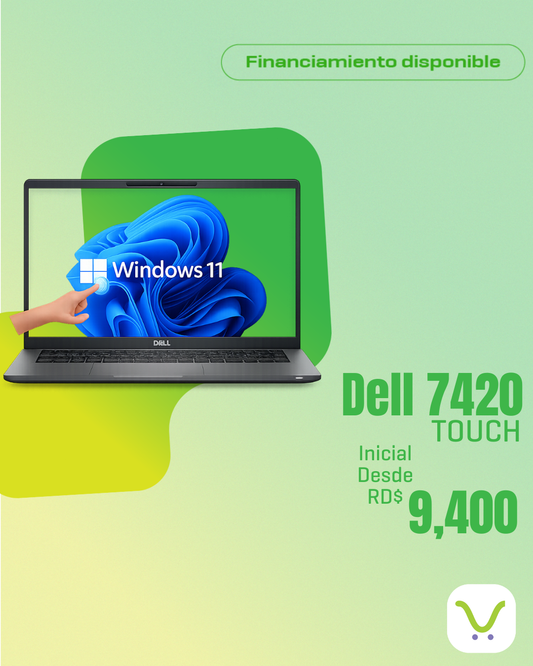 Financiamiento- Dell Latitude 7420 i5 11va Generación Touch