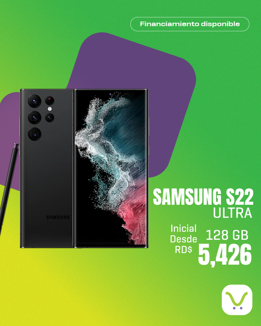 Financiamiento Samsung S22 ULTRA