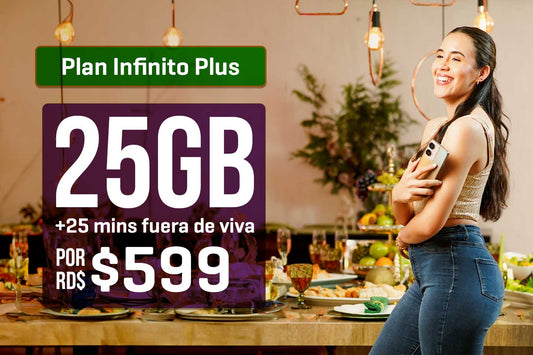 Samsung Galaxy A06 - Plan Infinito Plus 25GB + 25MIN