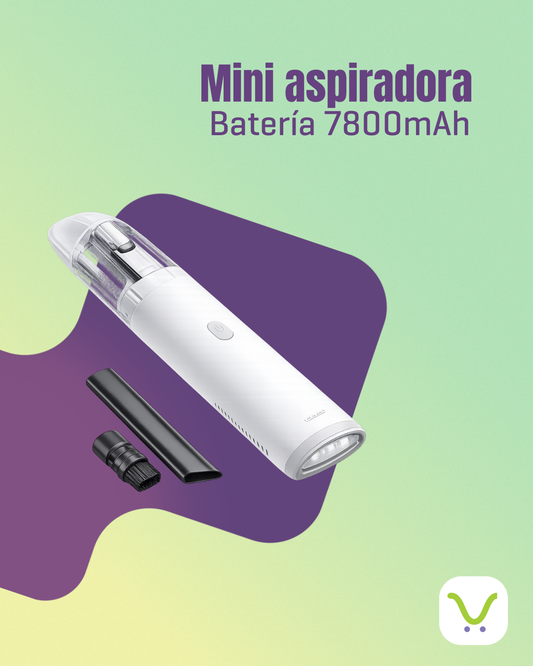 Mini aspiradora con batería de 7800mAh