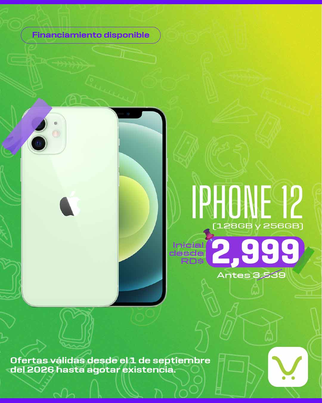Financiamiento IPhone 12