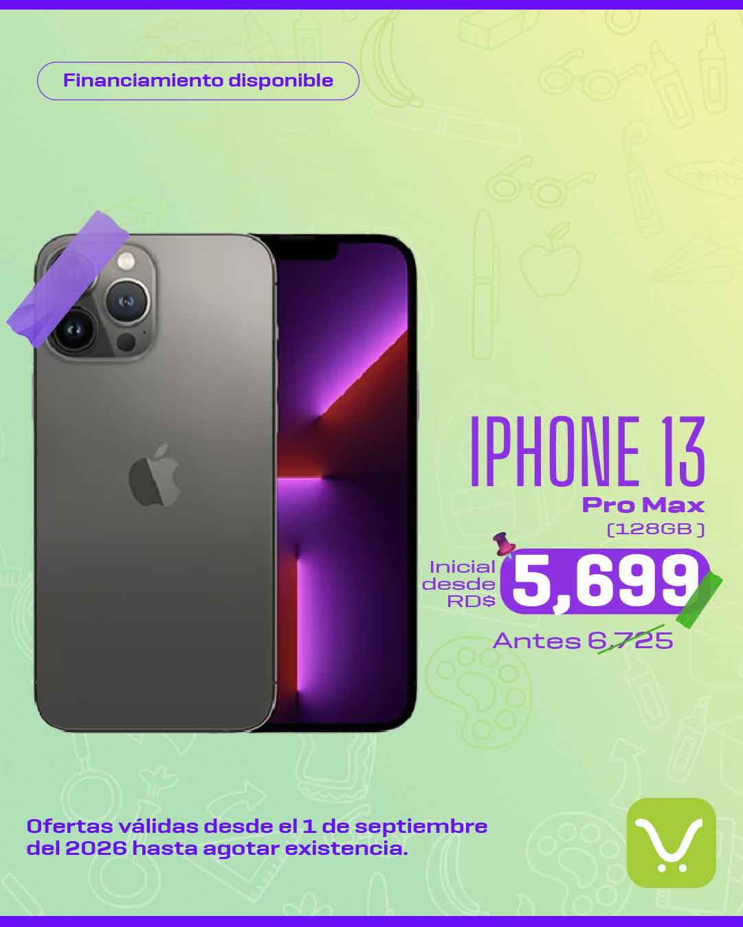 Financiamiento IPhone 13 Pro Max