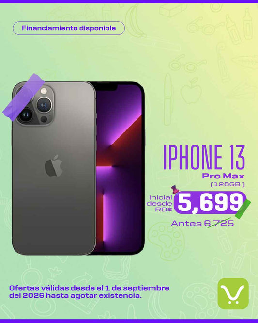 Financiamiento IPhone 13 Pro Max