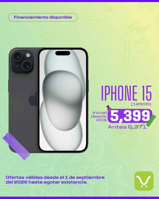 Financiamiento IPhone 15