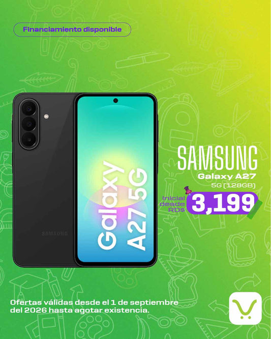 Financiamiento Samsung Galaxy  A27 5G