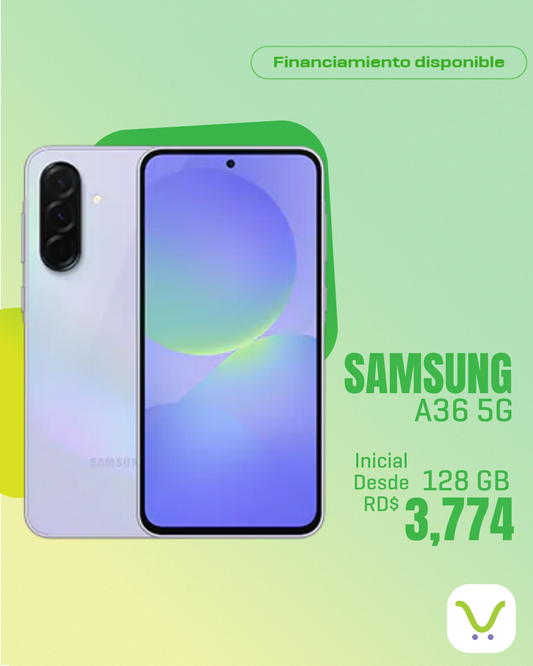 Financiamiento - Samsung Galaxy A36 5G