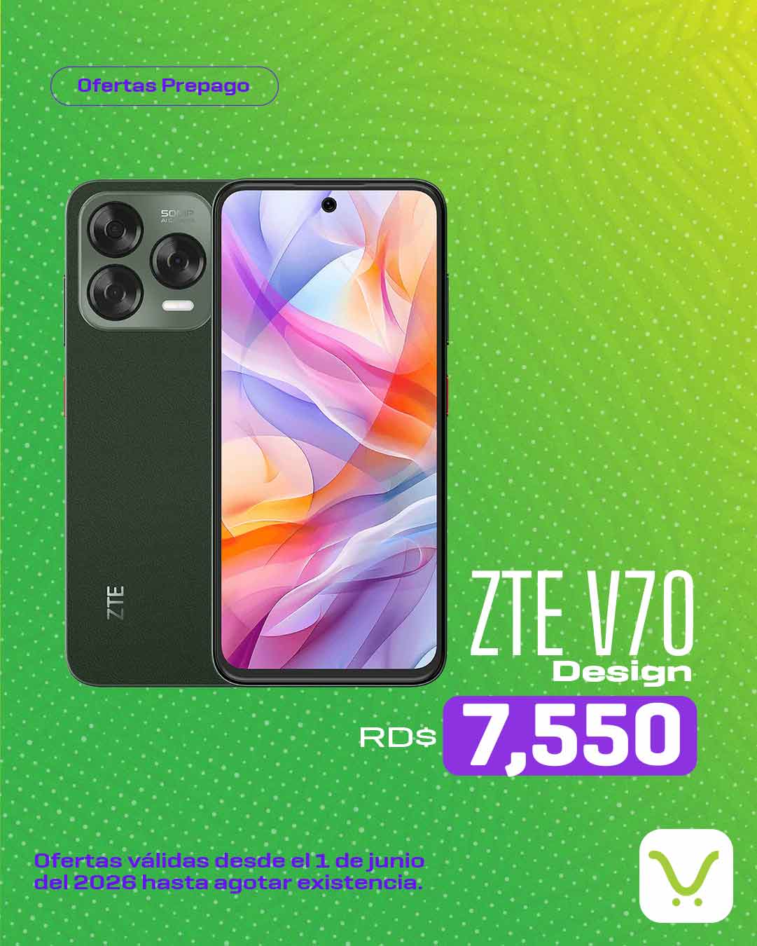 ZTE V70 Design