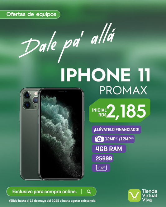 Financiamiento- Apple IPhone 11Pro Max