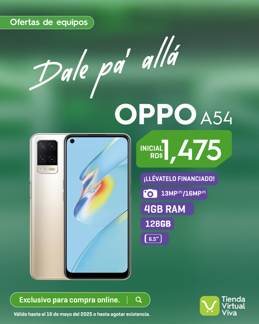 Financiamiento - Oppo A54