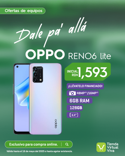 Financiamiento - Oppo Reno 6 Lite